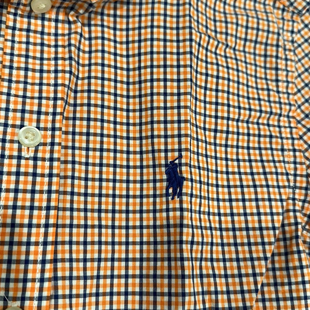 Boys Large Polo by Ralph Lauren Button Up Shirt. - Picture 3 of 5